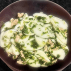 Best Shanghai Stir Fried Rice Cake w. Shredded Pork and Vegetables上海荠菜肉丝炒年糕 in San Francisco, CA